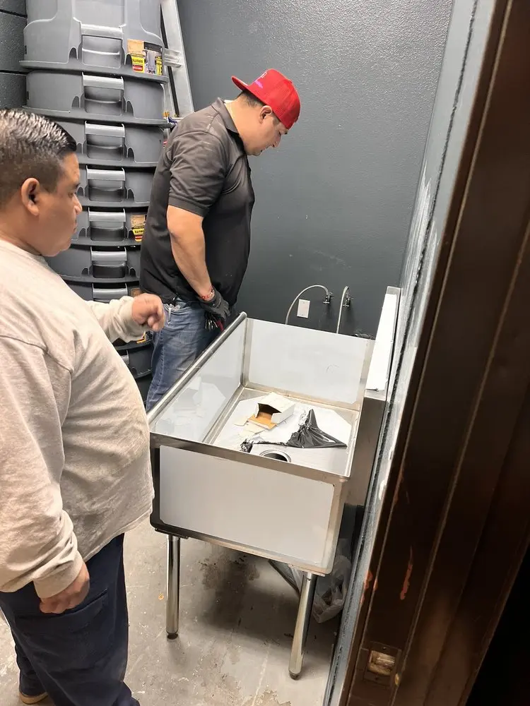 Commercial plumbing and sink installation in Lauderhill